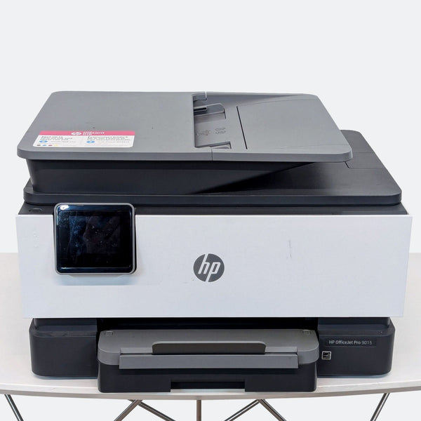 hp printer on a table