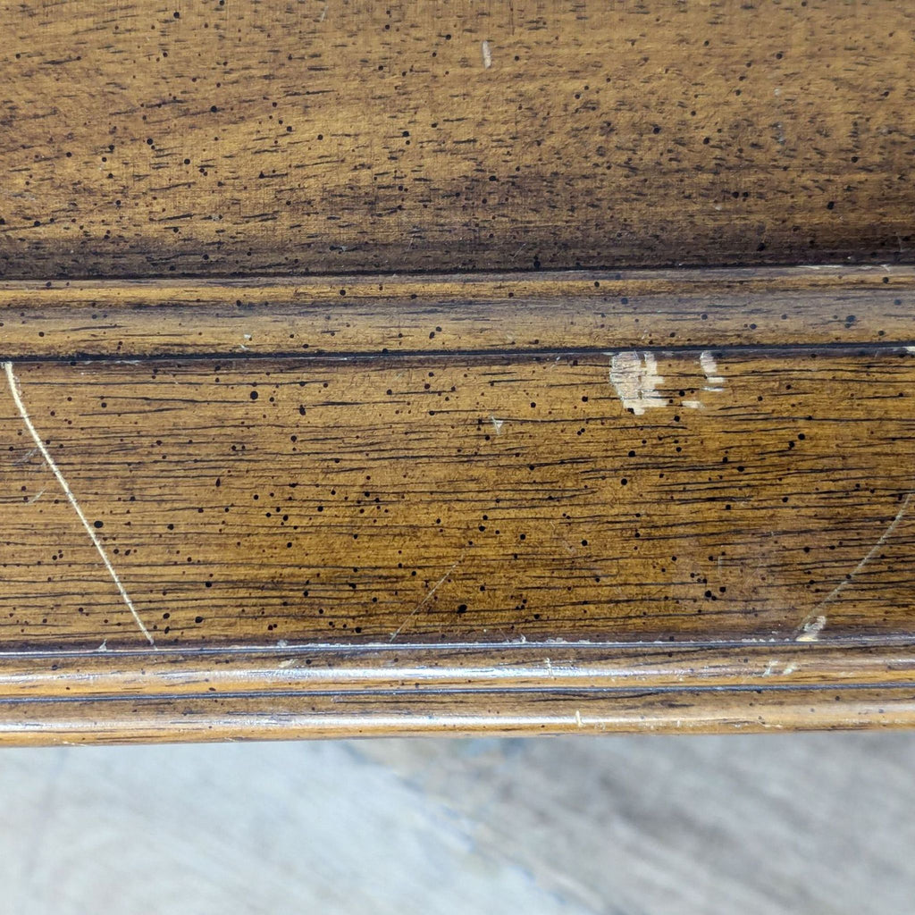 Carved and Gilded Glass Top Coffee Table