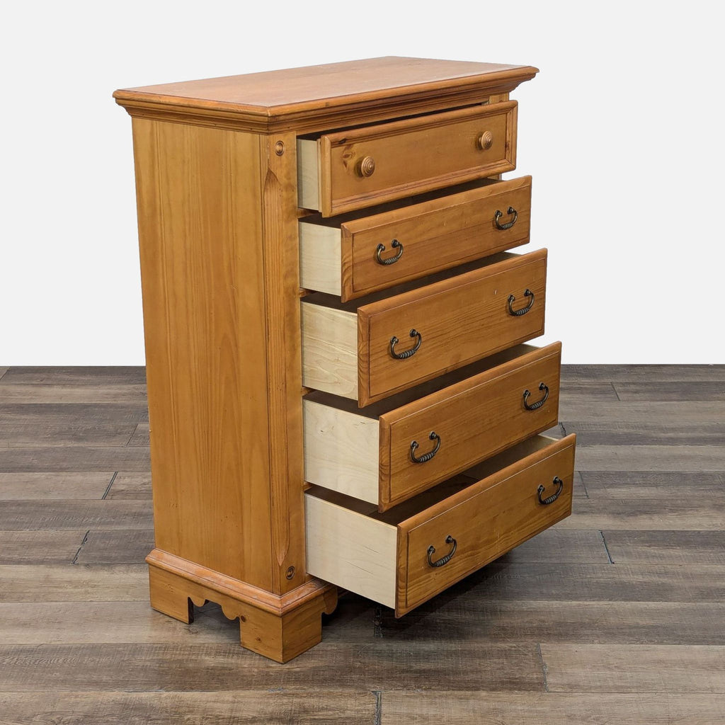 a tall chest of drawers