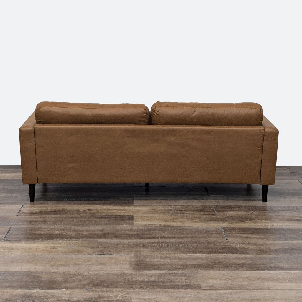 Modern 3-Seat Light Brown Sofa