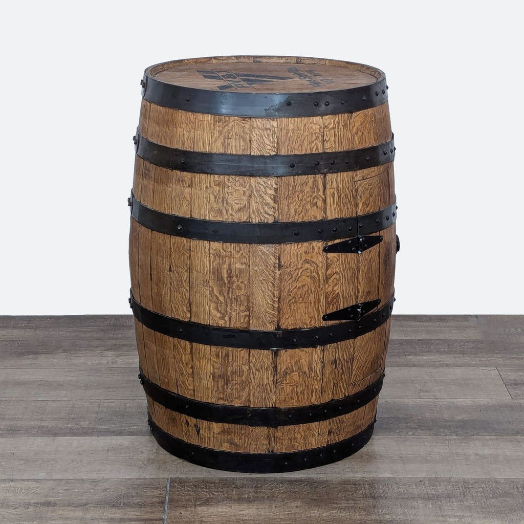 Whiskey Aged Barrel Cabinet