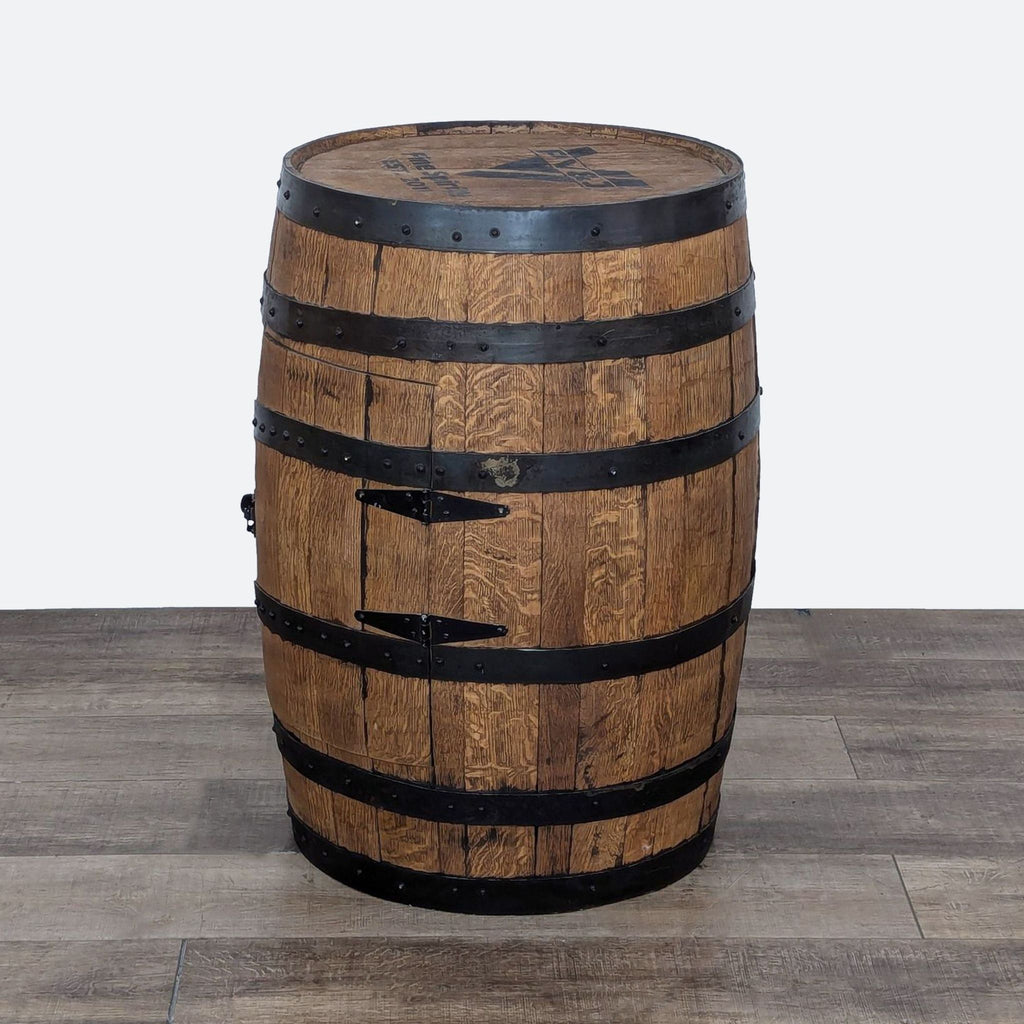 Whiskey Aged Barrel Cabinet