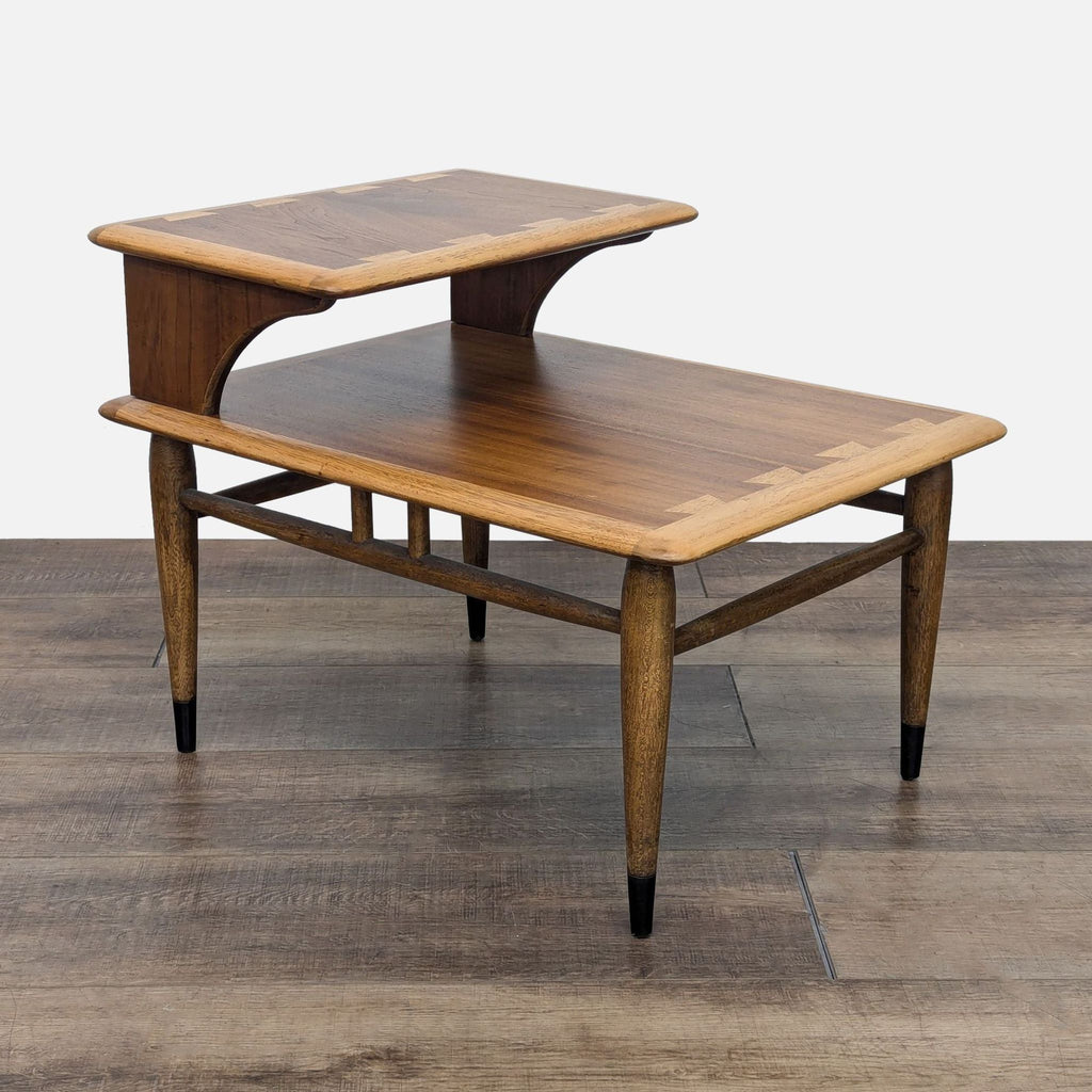 a mid century modern coffee table