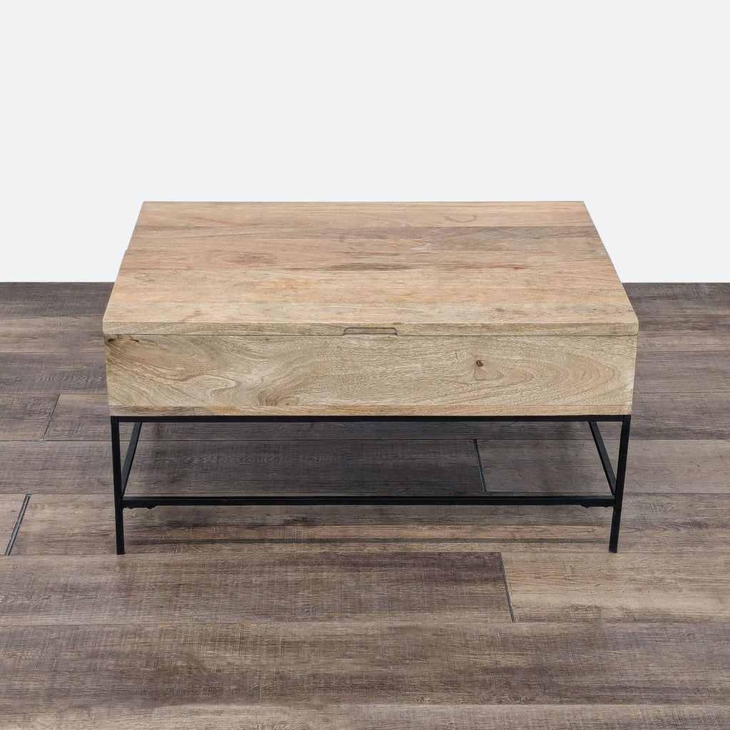 West Elm Industrial Storage Pop-Up Coffee Table