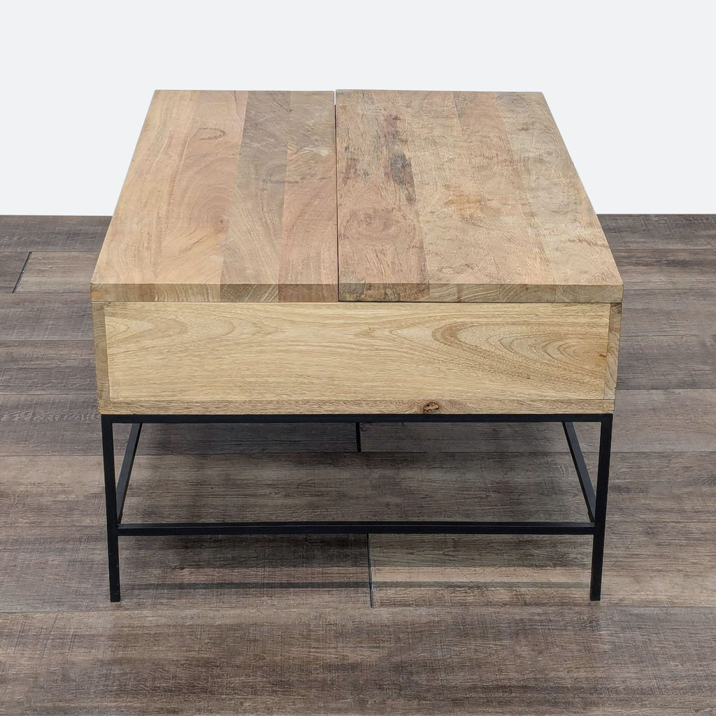 West Elm Industrial Storage Pop-Up Coffee Table