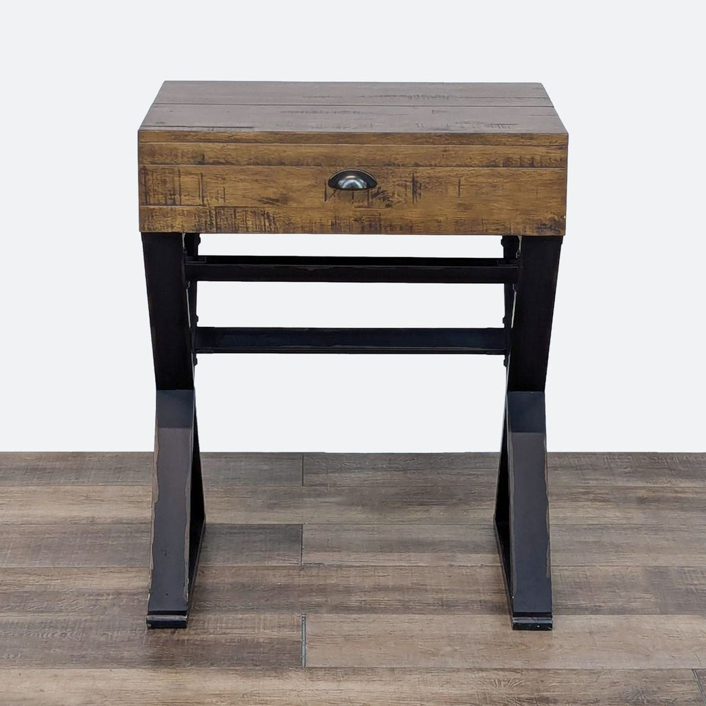 Distressed Rustic Wood Secretary Desk by World Market