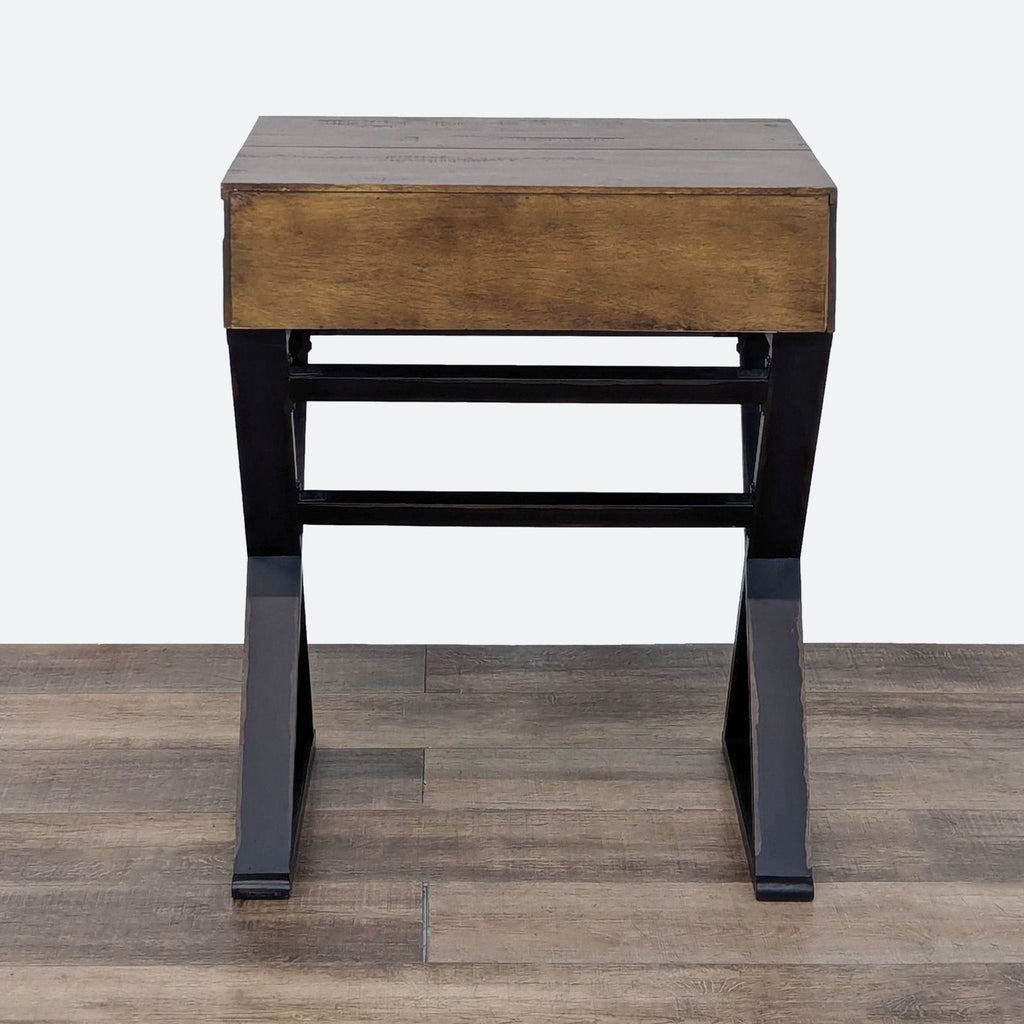 Distressed Rustic Wood Secretary Desk by World Market