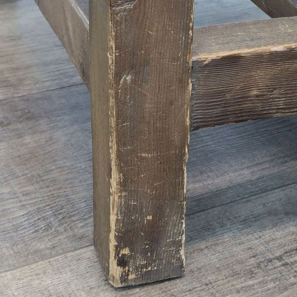 Restoration Hardware Stone Top Side Table