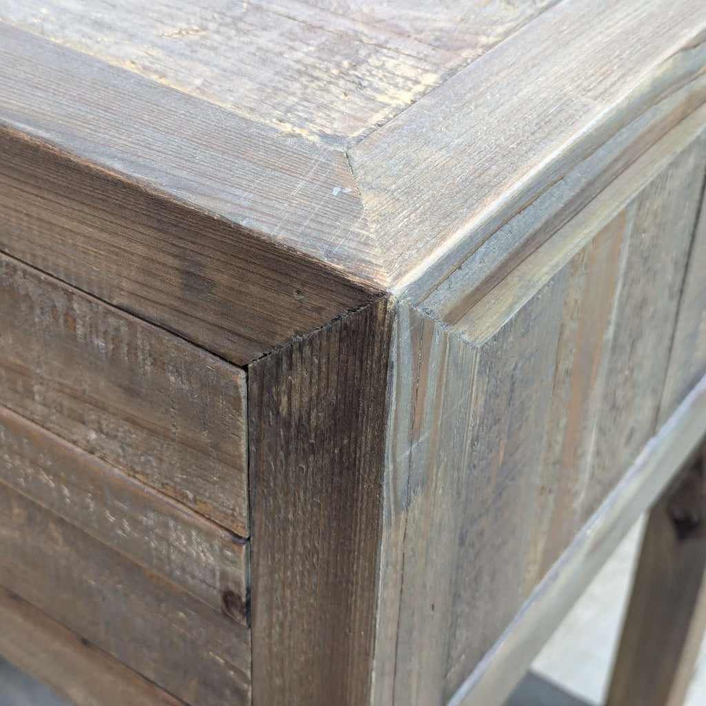 Restoration Hardware Three Drawer Console Table