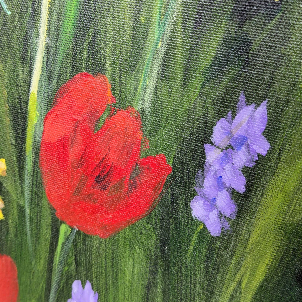 Vibrant Field of Flowers Painting