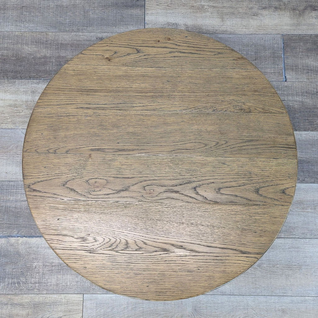 Restoration Hardware T-Brace Round Coffee Table