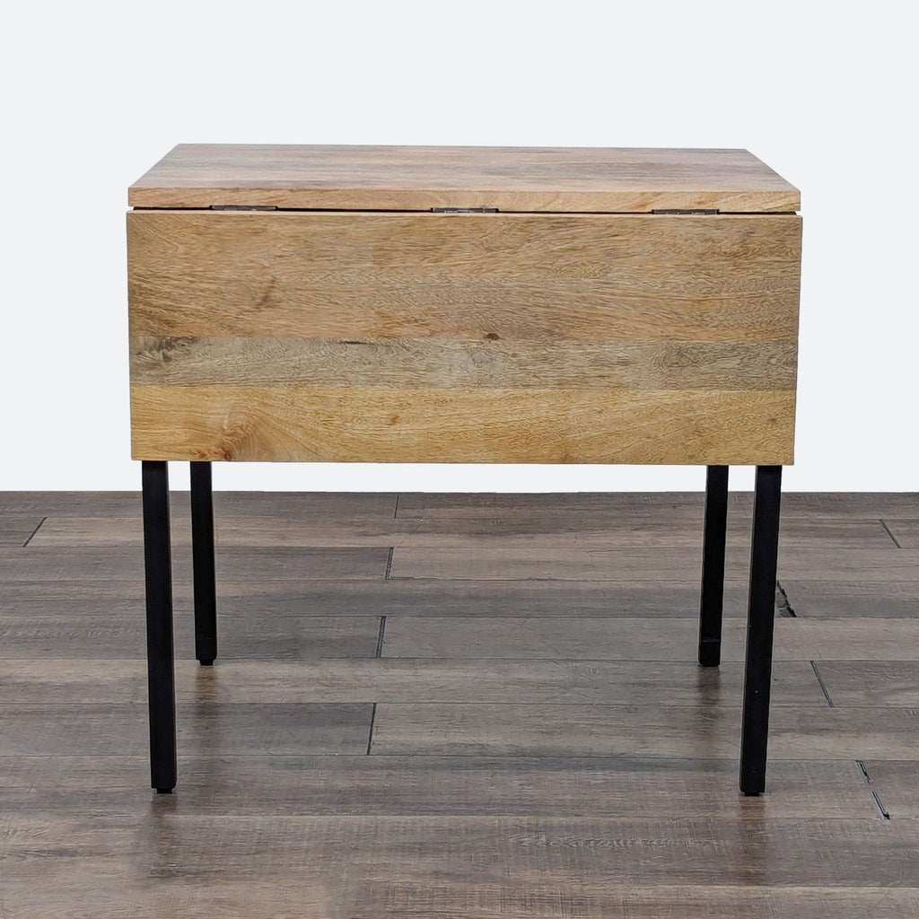 West Elm Box-Frame Drop-Leaf Dining Table