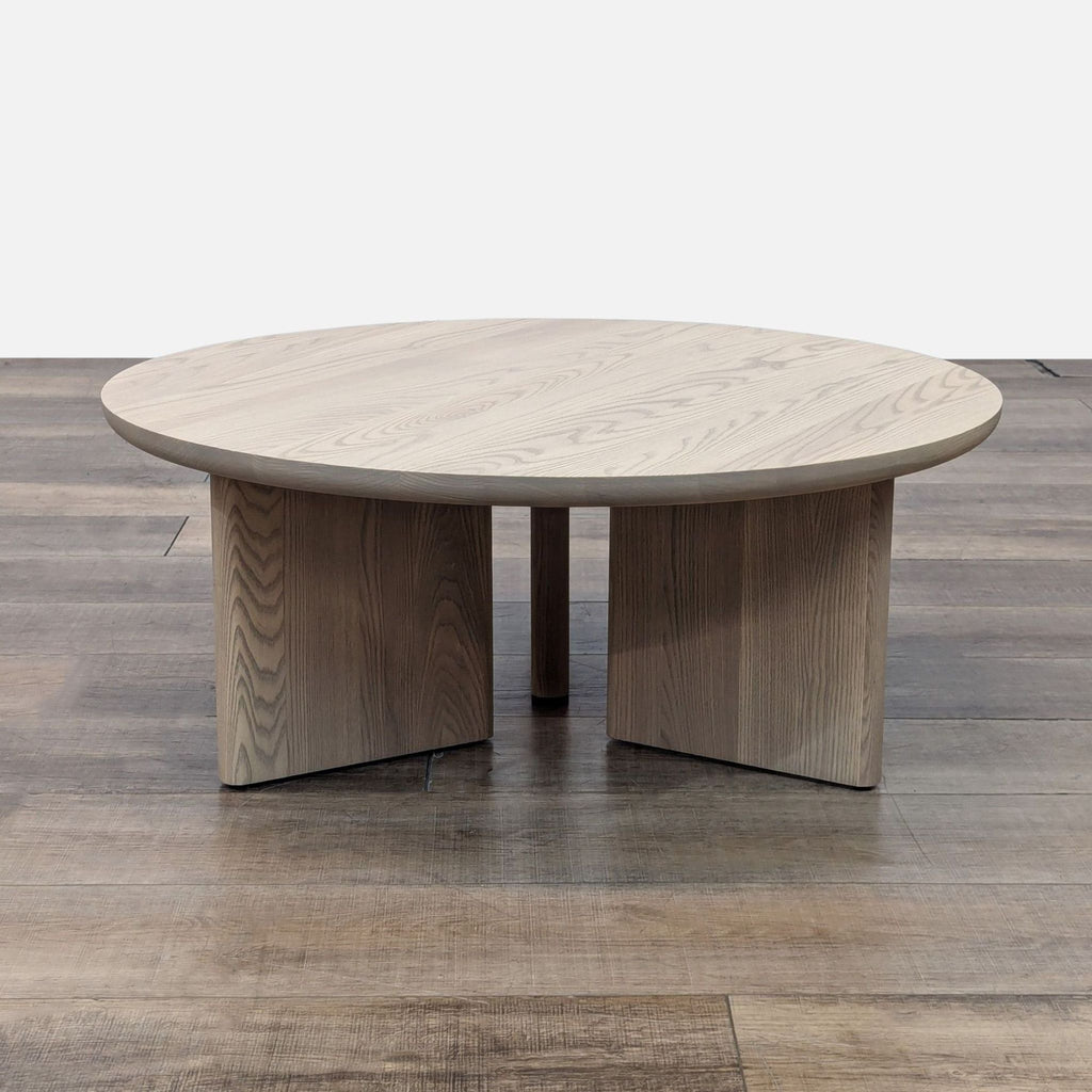 Round Wood Coffee Table