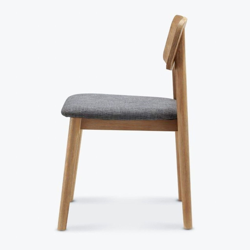 a chair with a wooden seat and a wooden chair 