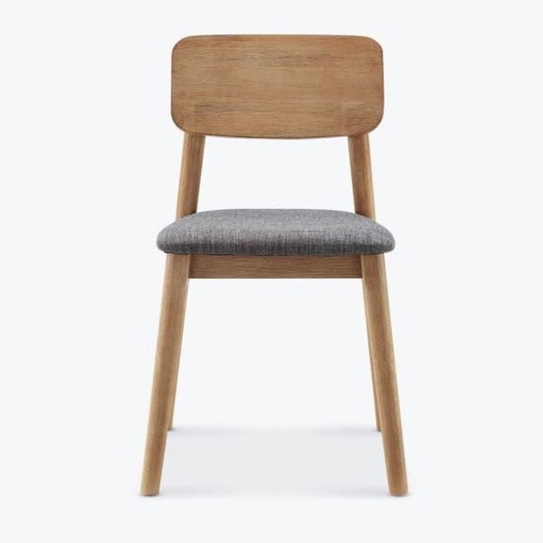 a chair with a wooden seat and a wooden chair 