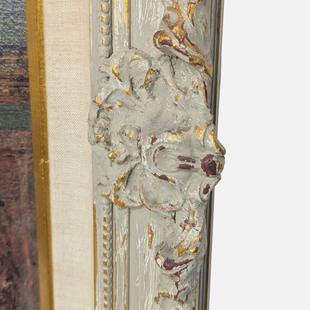 The Honourable Mrs. Graham" by Thomas Gainsborough In Ornate Frame