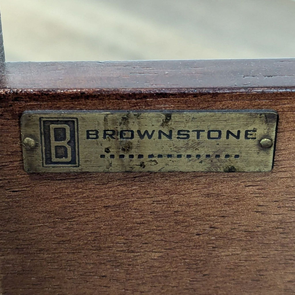 Vintage Brownstone Peter Andrews End Table