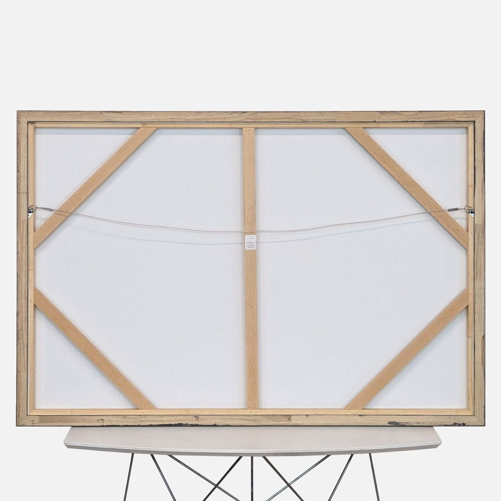 “Mosaic Color Garden” by Linda Donohue Framed Painting on Canvas