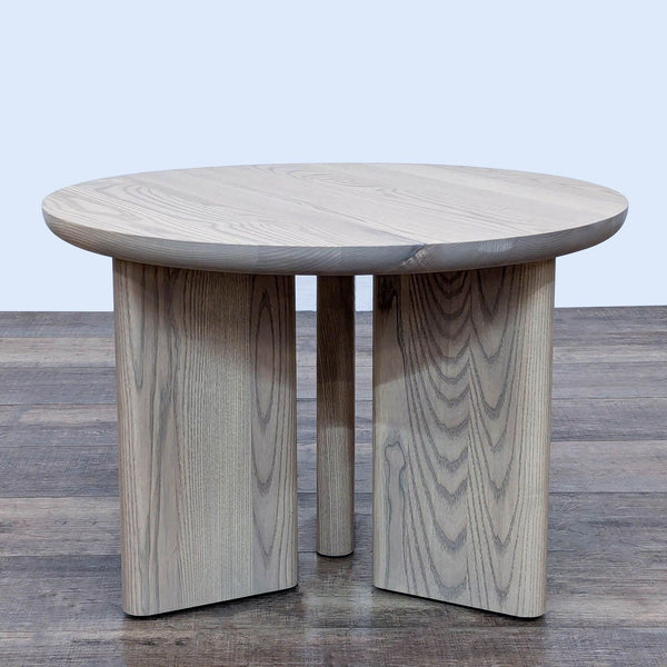 a wooden table with a wooden floor 