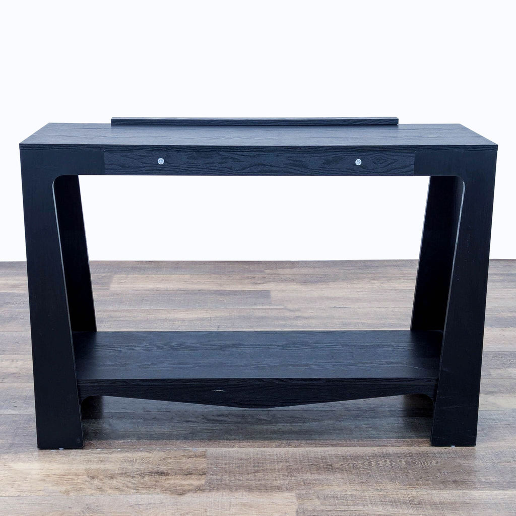 Wood One Drawer Console Table with Shelf