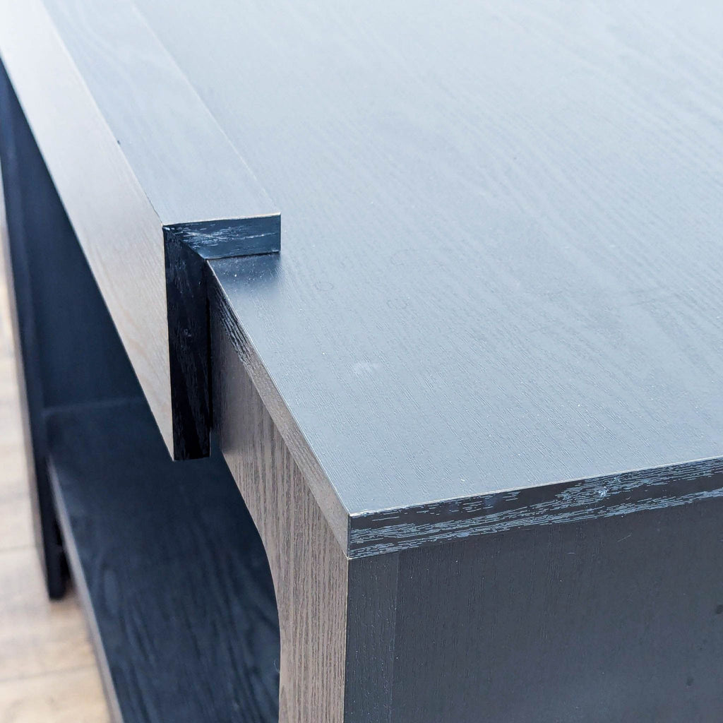 Wood One Drawer Console Table with Shelf