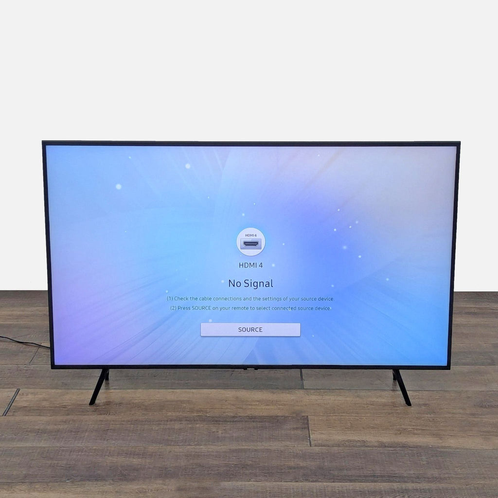 a computer screen with a blue background 