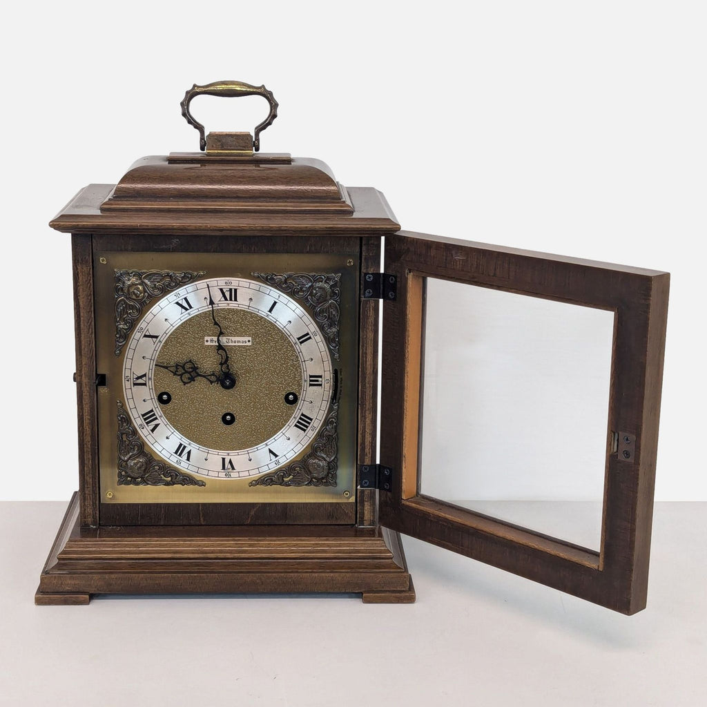 a clock with a face on it 