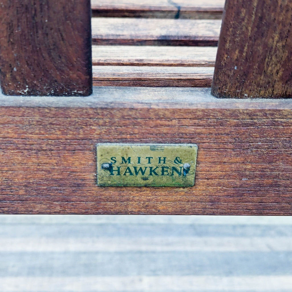 Smith & Hawken Teak Outdoor Bench