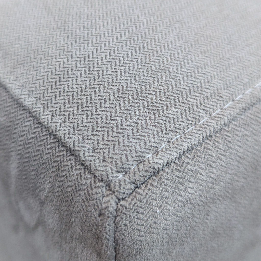 Crate & Barrel Axis Gray Sectional Sofa