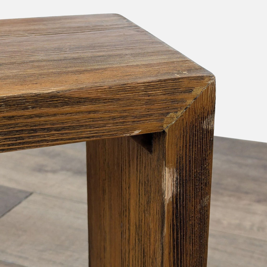 Rustic Solid Wood Bench