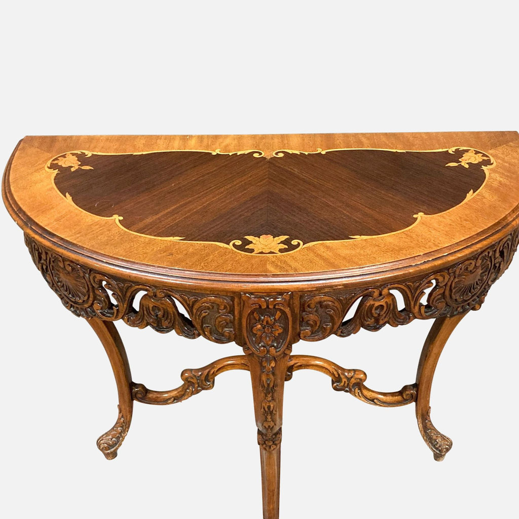 a wooden table with a wooden table cloth 