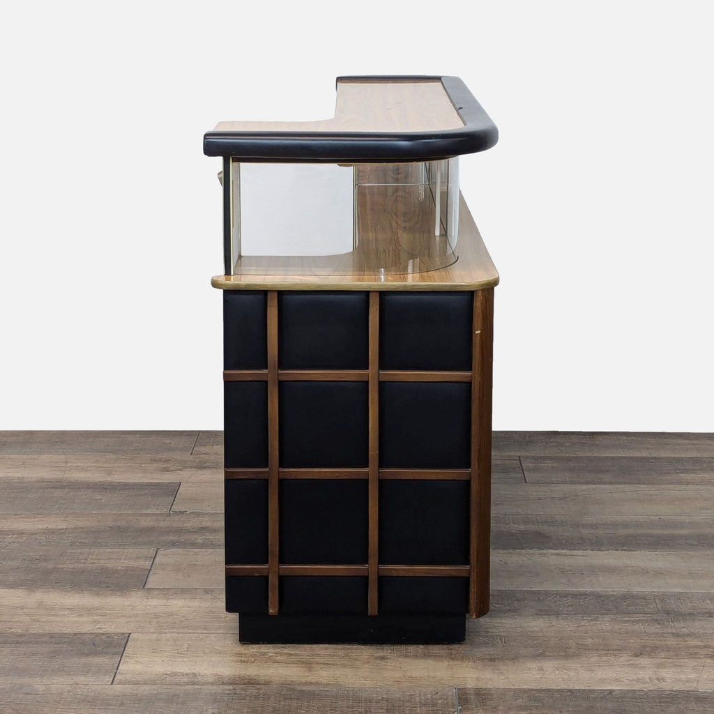 Mid-Century Modern Home Bar with Ice Bucket