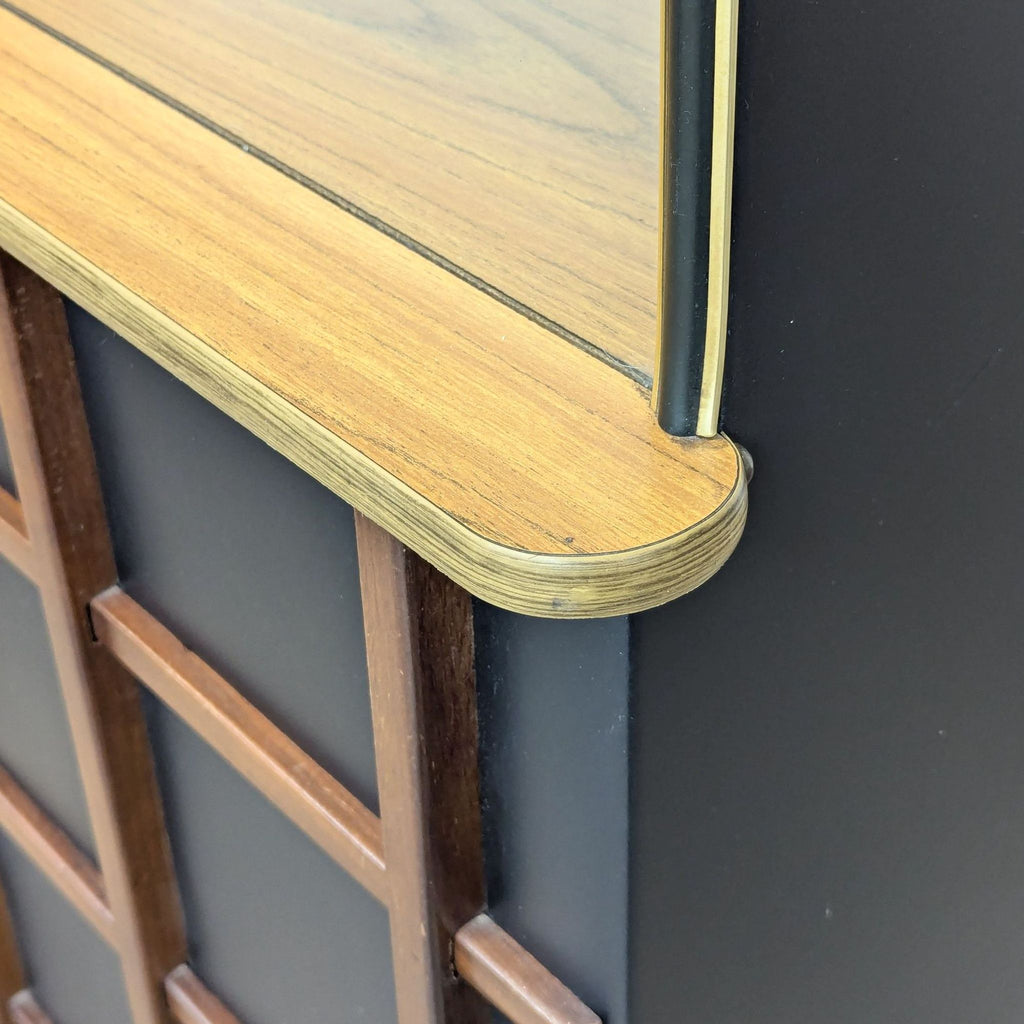 Mid-Century Modern Home Bar with Ice Bucket