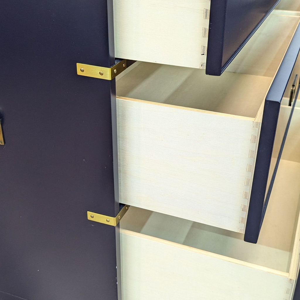 Williams Sanoma Campaign 6 Drawer Dresser In Navy