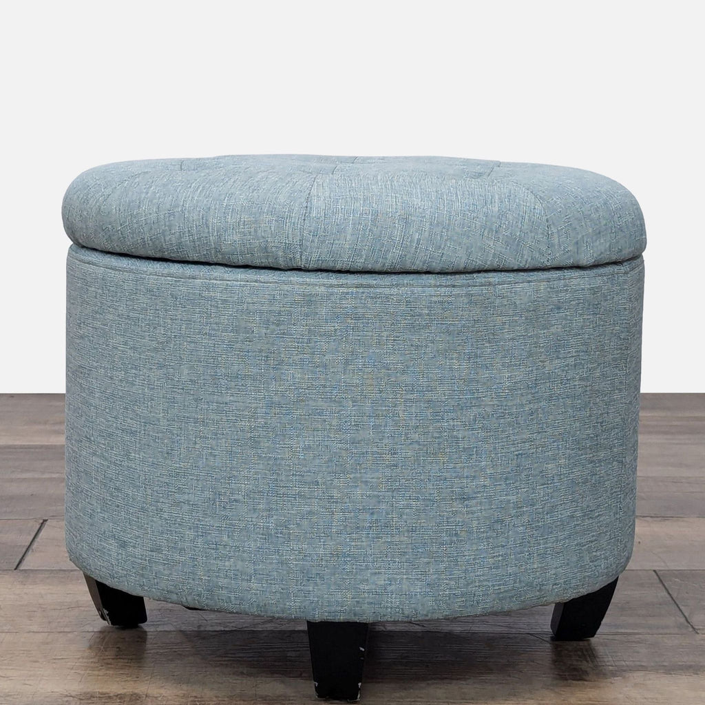 Versatile Round Storage Ottoman