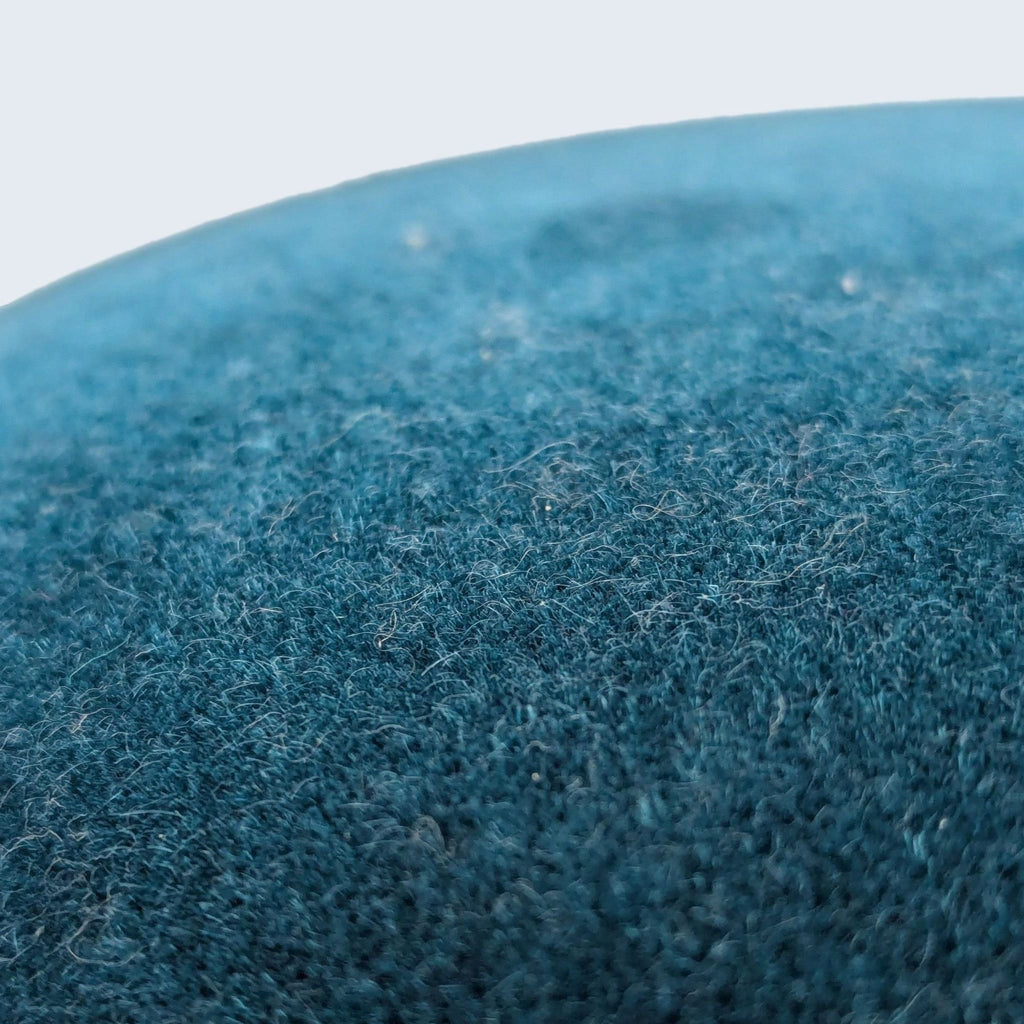 a blue and white object is in the blue sky 