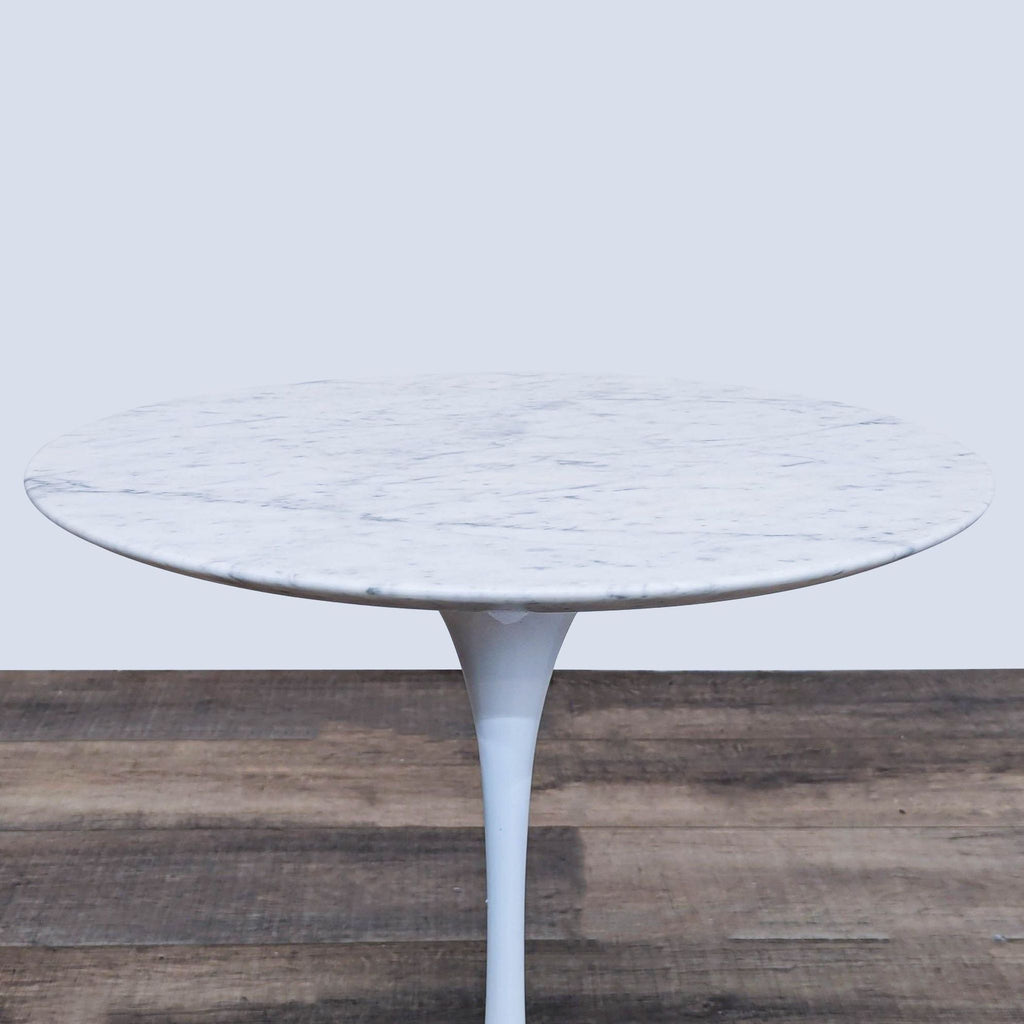 a white table with a white table cloth 