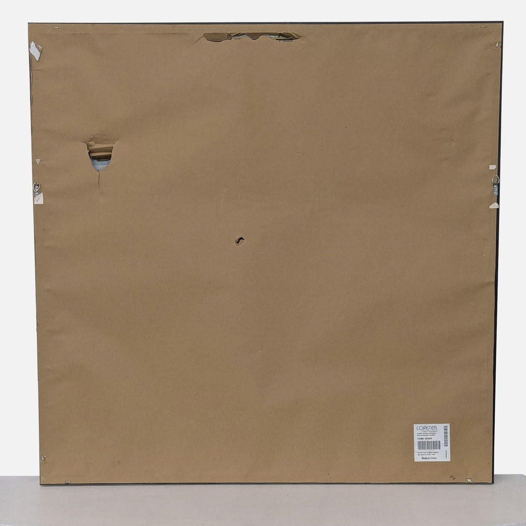 a large piece of paper with a hole in it 