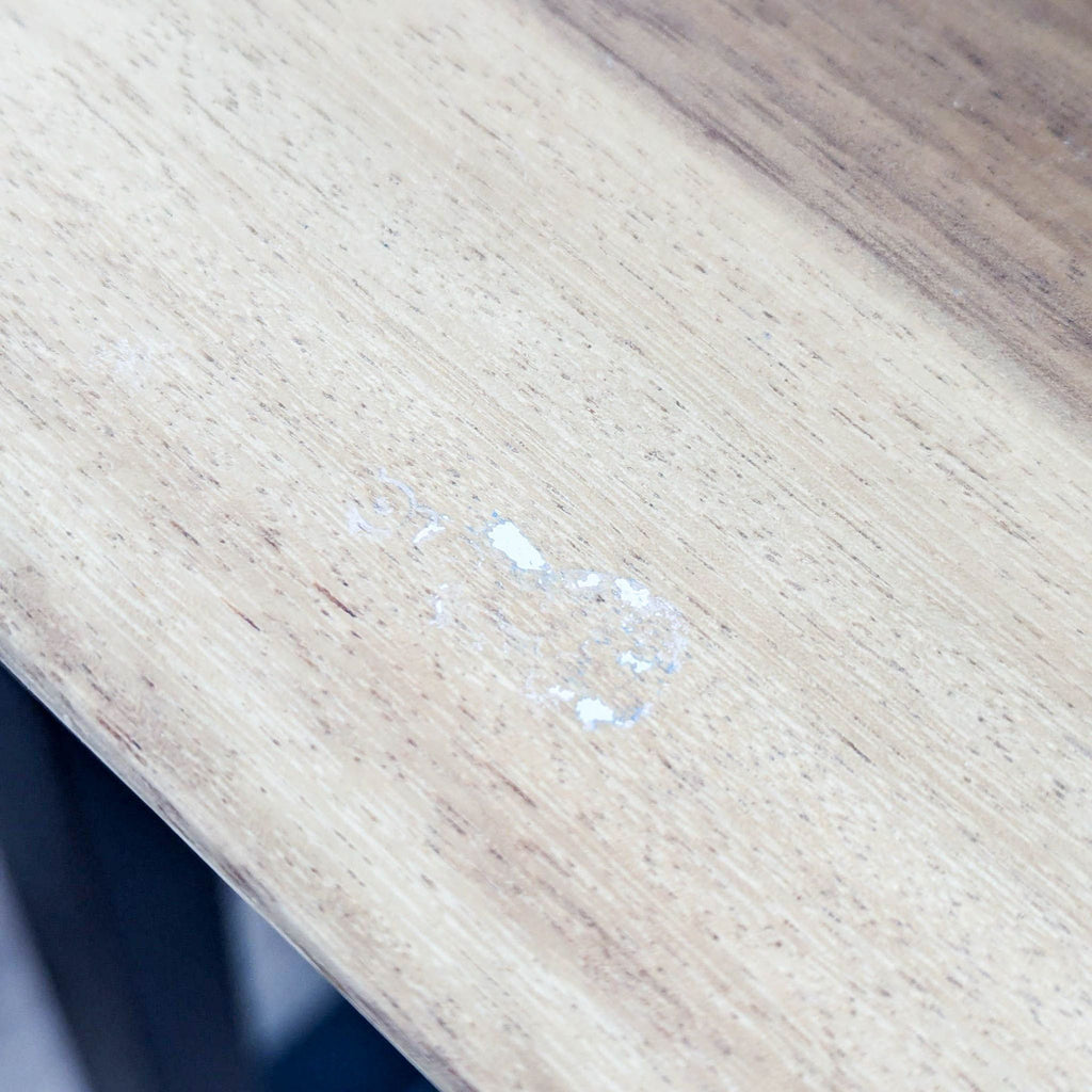 Industrial Wooden Desk with Metal Legs