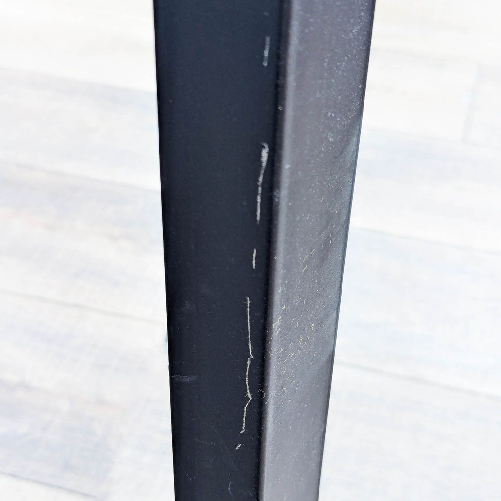 Industrial Wooden Desk with Metal Legs