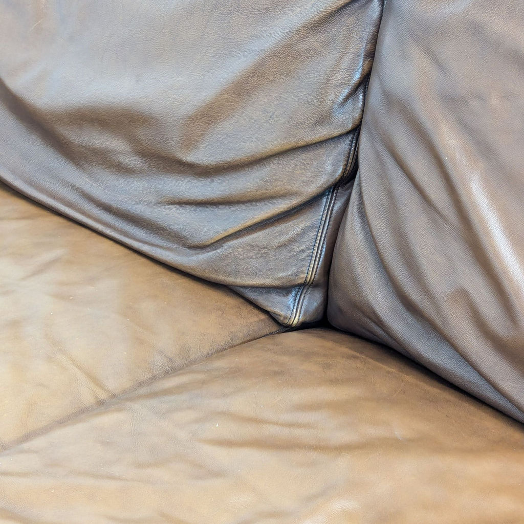 Turner Roll Arm Leather Grand Sofa