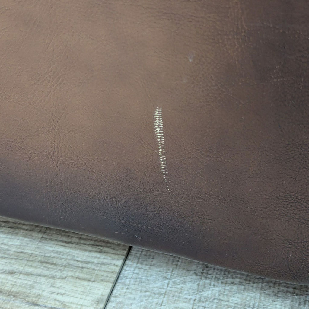 a blurry photo of a person on a couch 