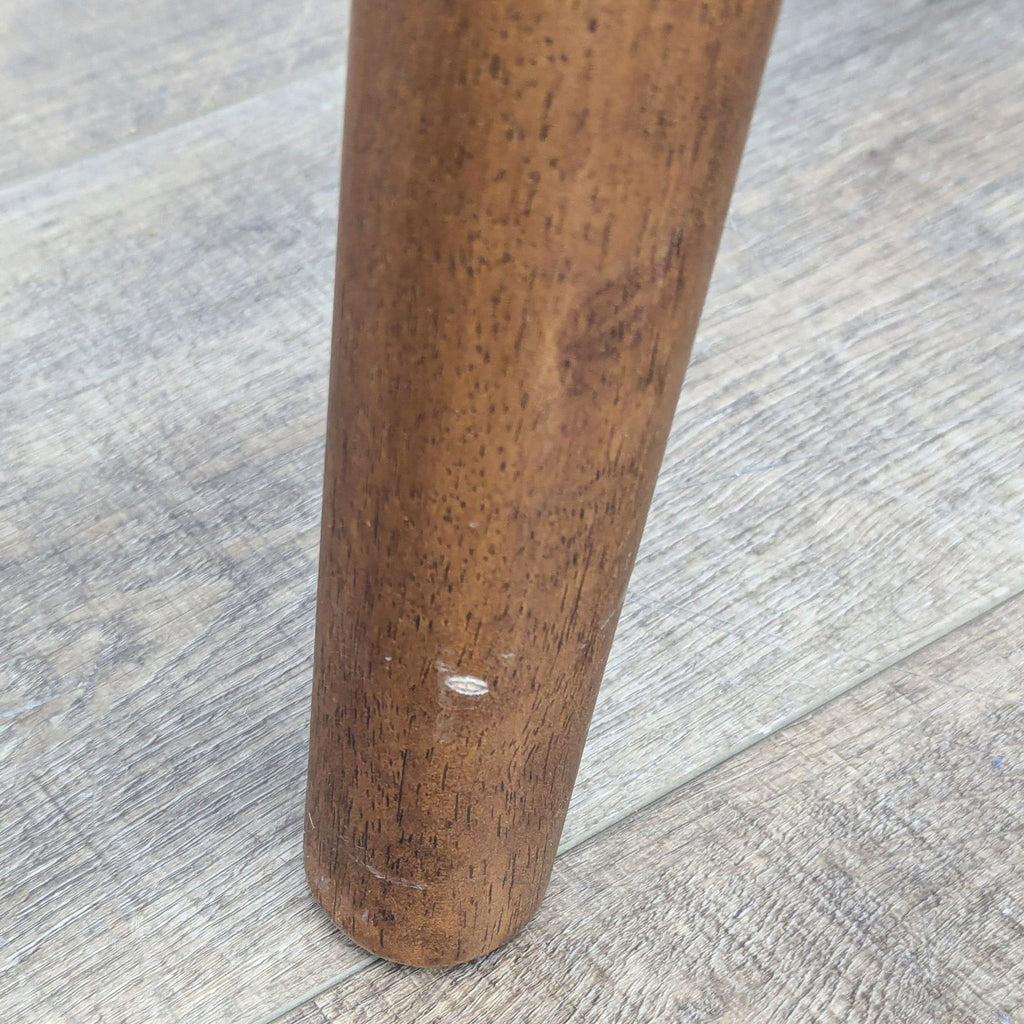 Glass Top Dining Table on Wood Base