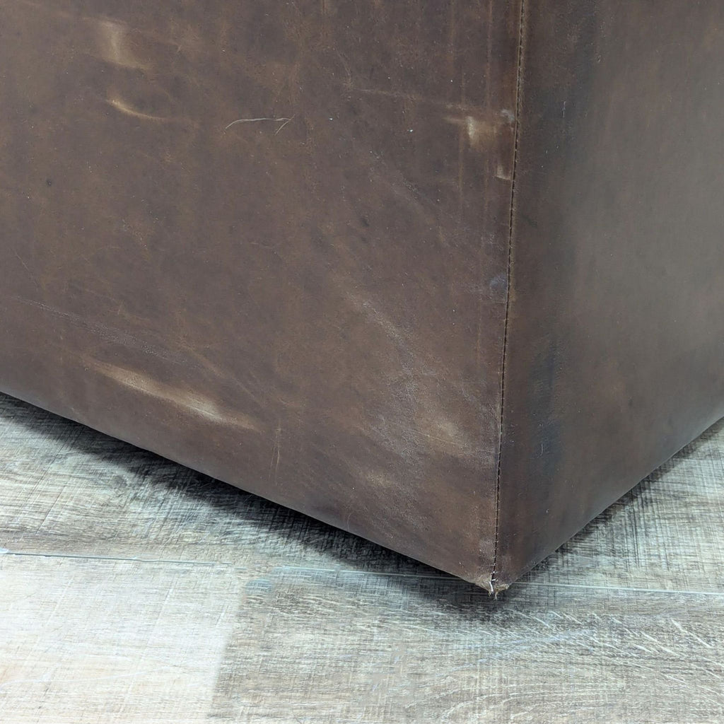 Benchmade Modern Fairfax Java American Leather Transitional Sectional