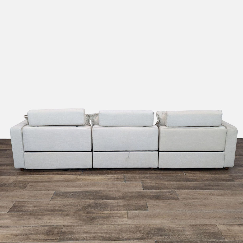 Homebody Luxe 3-Seat Reclining Sofa in Coconut