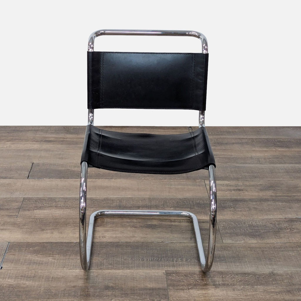 Chrome and Leather Dining Chair