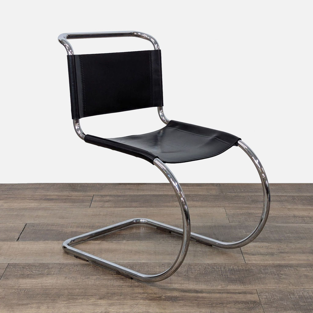 Chrome and Leather Dining Chair