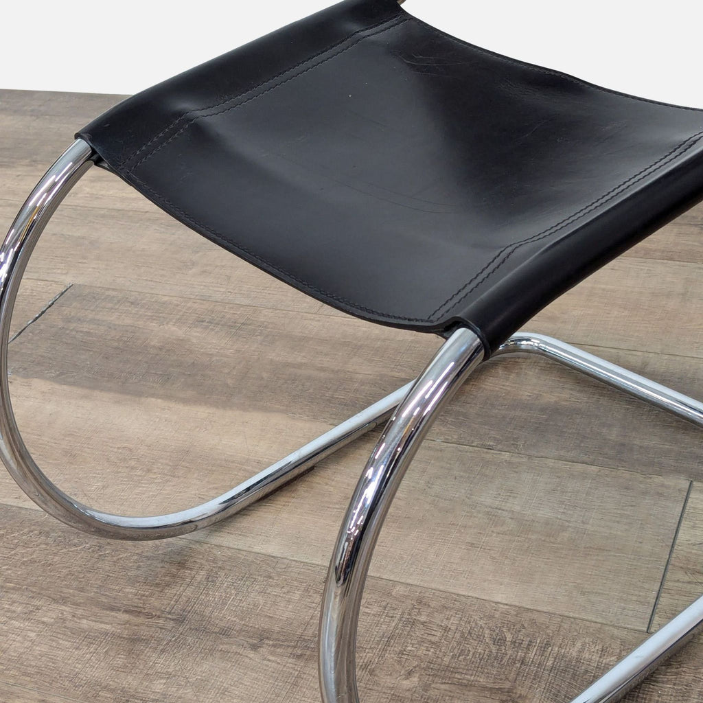 Chrome and Leather Dining Chair