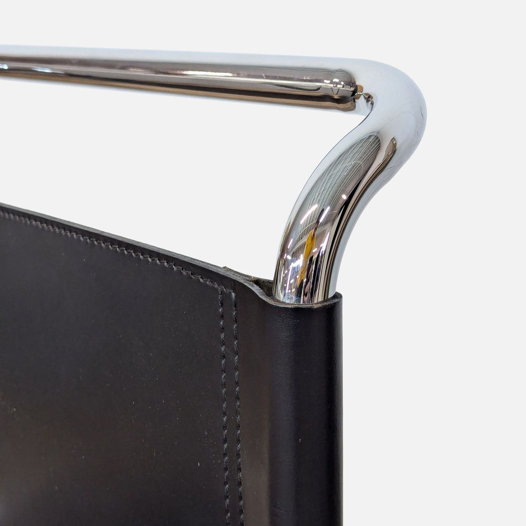 Chrome and Leather Dining Chair