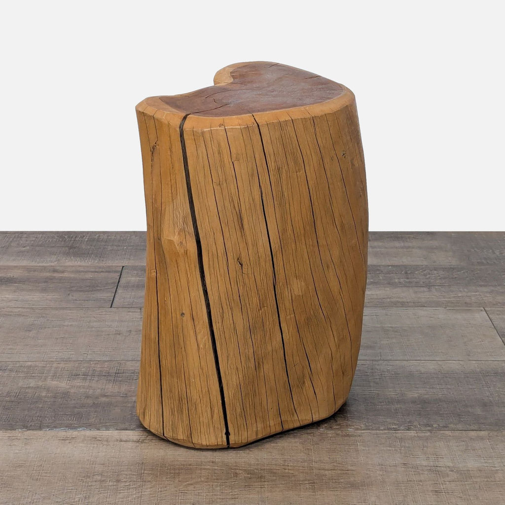 a wooden bench with a wooden handle 